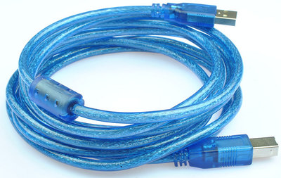 【USB2.0/打印線 A/B 透明藍(lán)復(fù)印機(jī)打印usb方口線打印線 移動硬盤線】價格,廠家,圖片,接口連接線,慈溪市崇壽鎮(zhèn)新浪電子廠-